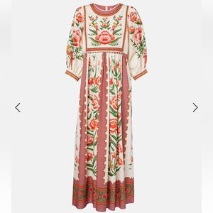Farm Rio Embroidered Floral Midi Dress – NWT | Size M